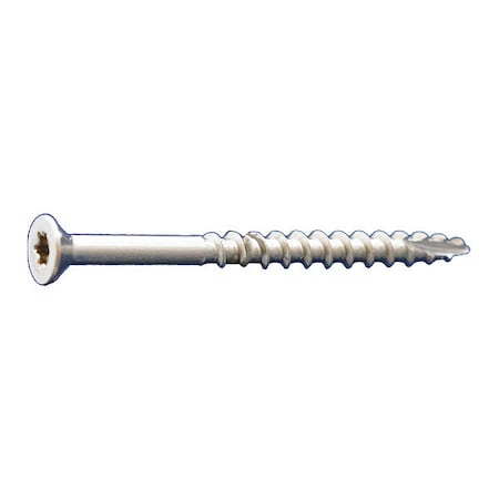 Deck Screw, #10 x 2-1/2 in, 316 Stainless Steel, Flat Head, Torx Drive, 2000 PK MPN:DKSTSSS10212