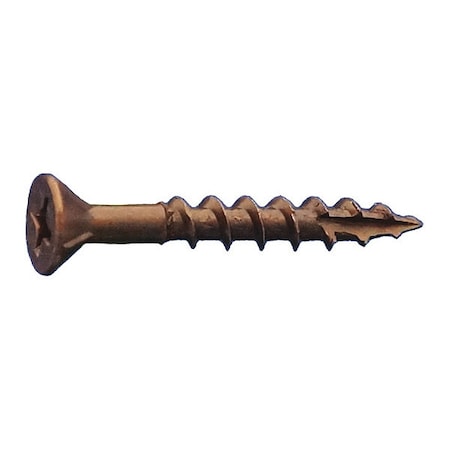 Wood Screw, #8, 3 in, Oil Rubbed Low Carbon Steel Flat Head Phillips Drive, 1500 PK MPN:DLFLPHL08300**