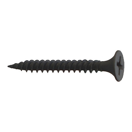 Drywall Screw, #6 x 1-1/8 in, Flat Head Phillips Drive, 10000 PK MPN:DWF0611008