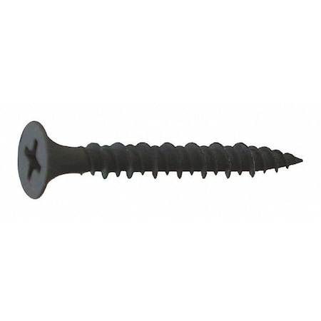 Drywall Screw, #6 x 1-5/8 in, Flat Head Phillips Drive, 5000 PK MPN:DWHL06158