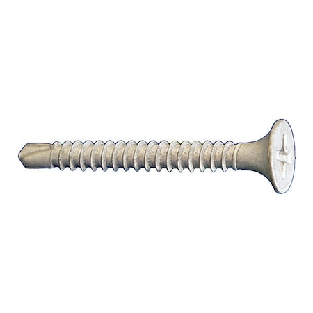Self-Drilling Screw, #10 x 6 in, Dagger Guard Steel Flat Head Phillips Drive, 1000 PK MPN:DWSDCT1060