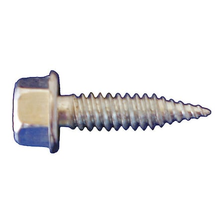#8-32 x 1/2 in Hex Hex Machine Screw, Zinc Plated Steel, 8000 PK MPN:DZZ08012