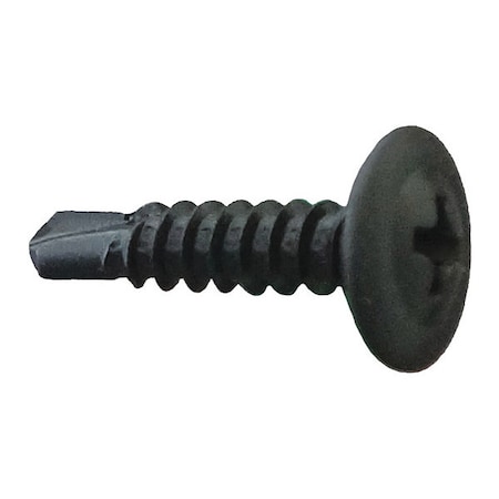 Self-Drilling Screw, #8 x 3/4 in, Phosphate Steel Truss Head Phillips Drive, 8000 PK MPN:MTSDB08034