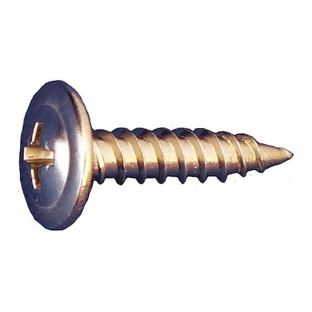 Sheet Metal Screw, #8 x 2 in, Plain 18-8 Stainless Steel Truss Head Phillips Drive, 3000 PK MPN:MTSS08200