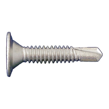 Self-Drilling Screw, #10-24 x 1-1/4 in, ACQ Dagger Ultra-Guard Coating Steel Wafer Head 3500 PK MPN:PLYSDCT101104M
