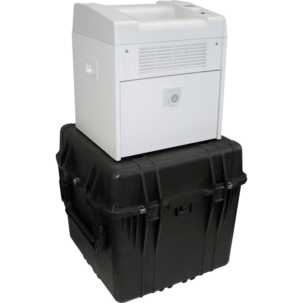 Dahle 20434DS 6-Sheet Cross-Cut Rapid Deployment High-Security Shredder, White MPN:20434DS