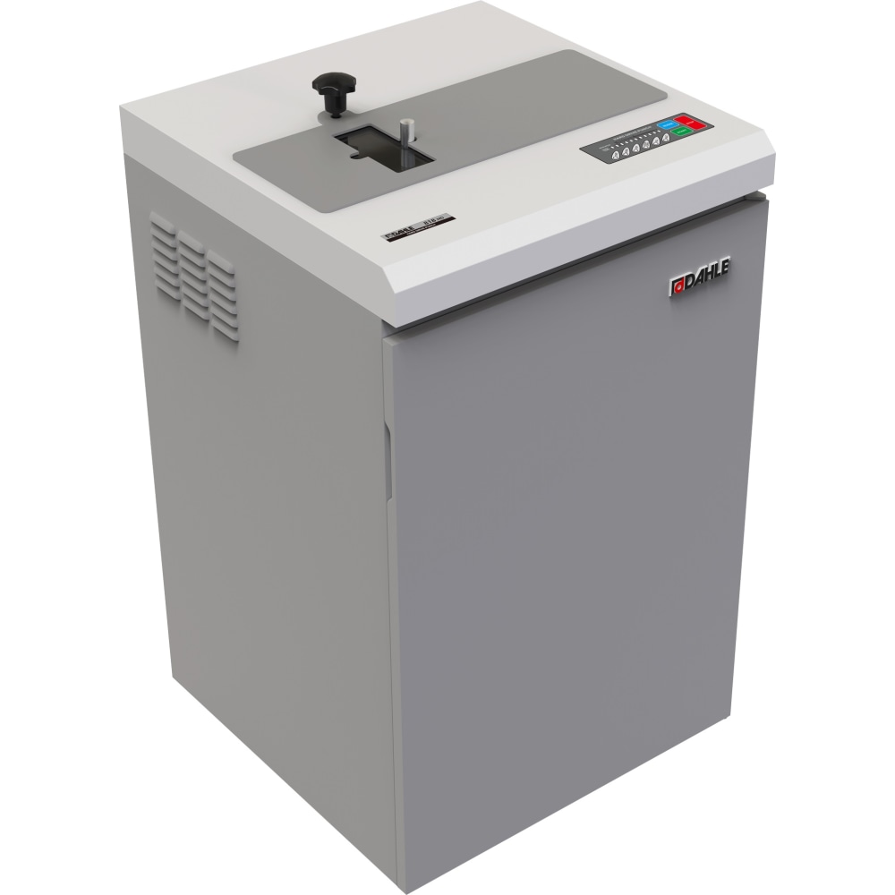 Dahle 818 HD PowerTEC Hard Drive Punch Shredder, Gray MPN:818HD