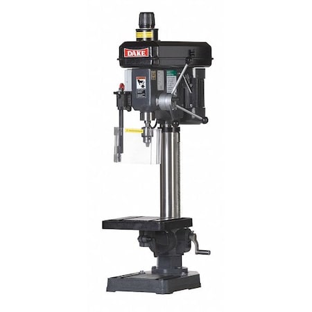 Bench Drill Press, Belt Drive, 1/2 hp, 120V AC V, 14 1/8 in Swing, Variable Speed MPN:977102-1