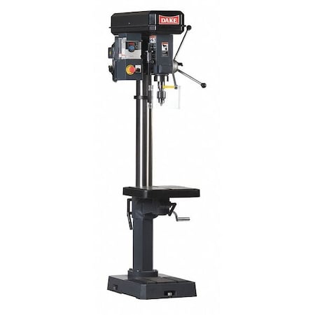 Floor Drill Press, Belt Drive, 2 hp, 115V AC V, 18 in Swing, Variable Speed MPN:977400-1V