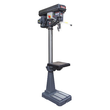 Floor Drill Press, Belt Drive, 2 hp, 115V AC V, 18 in Swing, 9 Speed MPN:977600-1