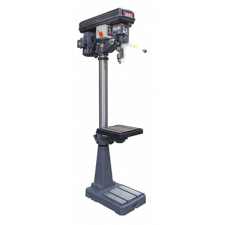 Floor Drill Press, Belt Drive, 2 hp, 115V AC V, 18 in Swing, Variable Speed MPN:977600-1V