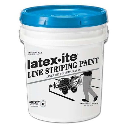 Striping Paint, 5 gal., Handicap Blue, Water -Based MPN:5060