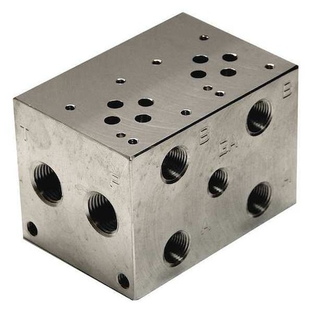 D03 Manifold: MFG. No. AD03P022P, Parallel, 2 Section MPN:AD03P022P