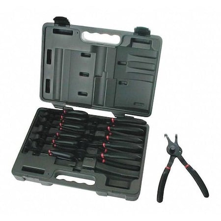 12 Piece Snap Ring Plier Set Comfort Grip Handle MPN:3495