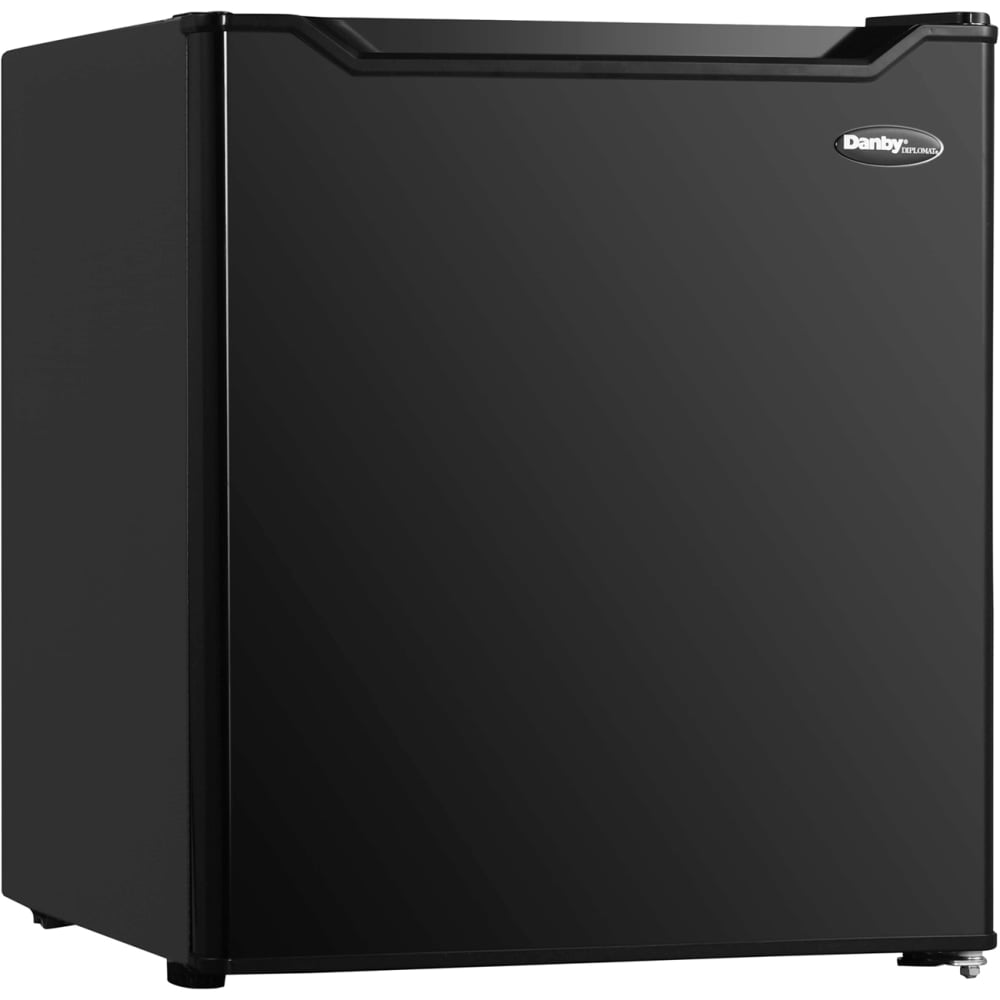 Danby 1.6 cu.ft Compact Refrigerator - 1.60 ft³ - Auto-defrost - Reversible - 1.60 ft³ Net Refrigerator Capacity - 245 kWh per Year MPN:DAR016B1BM