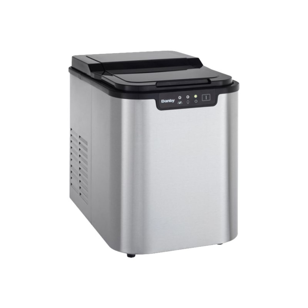 Danby Ice Maker, 2 Lb, Stainless Steel/Black MPN:DIM2500SSDB