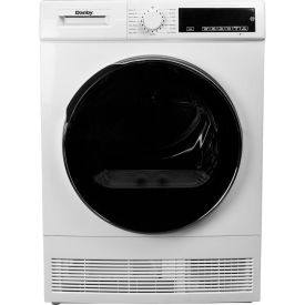 Danby® Compact Condensing Sensor Dryer with Stacking Kit 4 Cu.Ft. Capacity 240 V White DDY040D4WDB