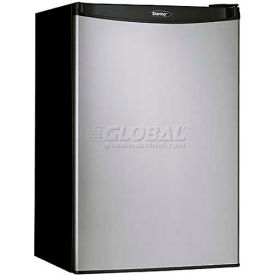 Danby® Compact Refrigerator 4.4 Cu. Ft. Black/Stainless Steel DCR044B1SLM