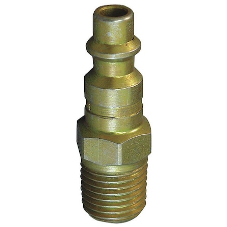 Coupler Plug, (M)NPT, 1/4, Steel MPN:10