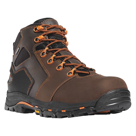 Men's 4 1/2 in Composite Toe Hiker Boot, Brown/Orange, 7, D, 13860 MPN:13860-7D