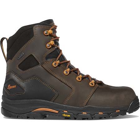 Men's 6-Inch Work Boot, Brown/Orange, 16, 13879 MPN:13879-16D