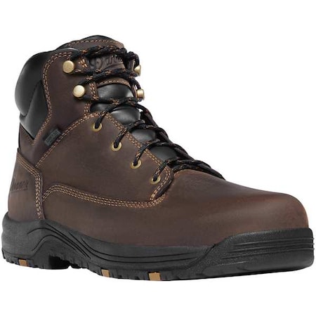 Men's 6-Inch Work Boot, 11 1/2, Aluminum Toe, 6 in H, Brown, 19453 MPN:19453-11.5D