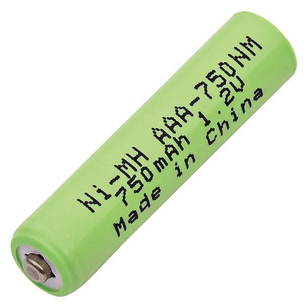 Battery 1.2 Volt Nickel Metal Hydride Dantona Single Cell Battery MPN:AAA-750NM