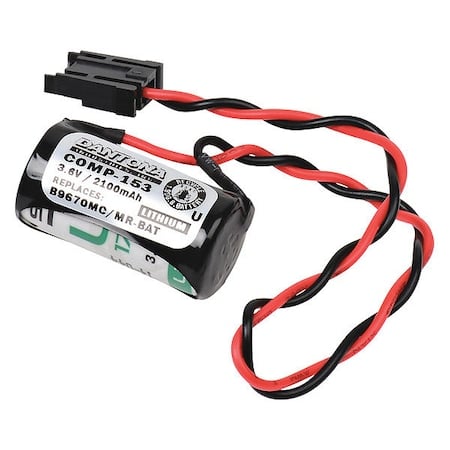Battery 3.6 Volt Lithium Dantona Back up Power Battery MPN:COMP-153