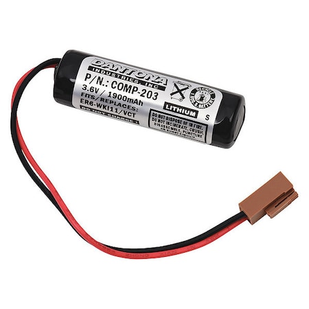Battery 3.6 Volt Lithium Dantona Back up Power Battery MPN:COMP-203