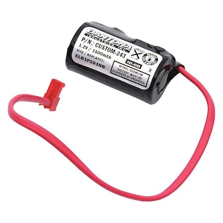 Battery 1.2 Volt Nickel Cadmium Dantona Emergency Lighting Battery MPN:CUSTOM-243