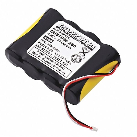 Replacement Battery, 61793CP, 132-512003 MPN:CUSTOM-260