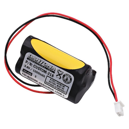 Dantona Battery - Battery Rechargeable - AA - 1000 mAh - 3.6 V DC - 1-/ Pack MPN:CUSTOM-318