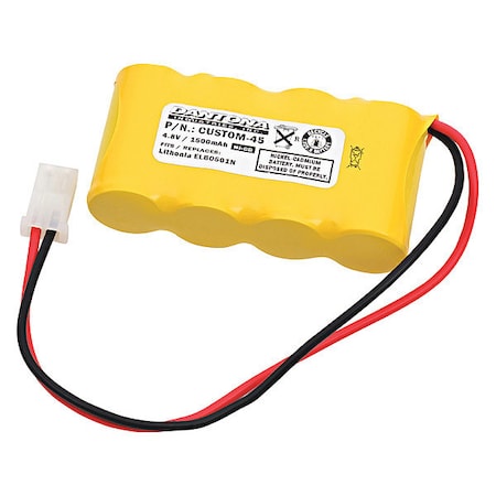Battery 4.8 Volt Nickel Cadmium Dantona Emergency Lighting Battery MPN:CUSTOM-45