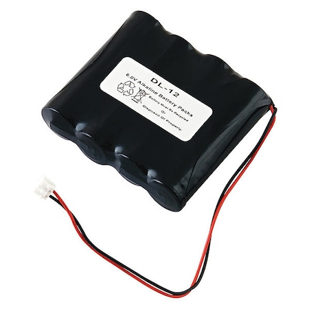 Battery - 2200 mAh - 6 V DC - 1-/ Pack MPN:DL-12