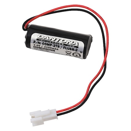 Battery - 2400 mAh - 3 V DC - 1-/ Pack MPN:FLUSH-2