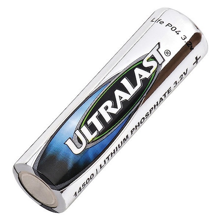 Battery 3.2 Volt Lithium, Lithium Iron Phosphate (LiFeP04) Dantona Solar Lighting Battery MPN:LIFEO4-14505