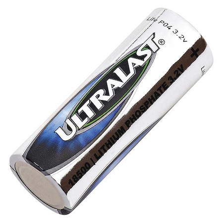 Battery 3.2 Volt Lithium, Lithium Iron Phosphate (LiFeP04) Dantona Solar Lighting Battery MPN:LIFEO4-18500