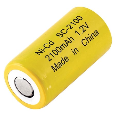 Battery 1.2 Volt Nickel Cadmium Dantona Single Cell Battery MPN:SC-2100