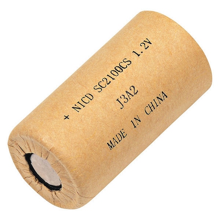Battery 1.2 Volt Nickel Cadmium Dantona Single Cell Battery MPN:SC-2100CS
