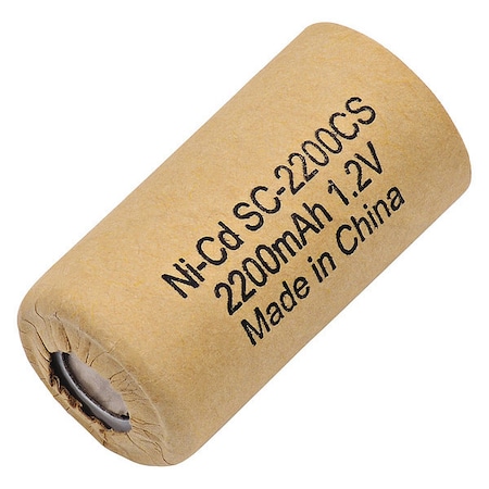 Battery 1.2 Volt Nickel Cadmium Dantona Single Cell Battery MPN:SC-2200CS