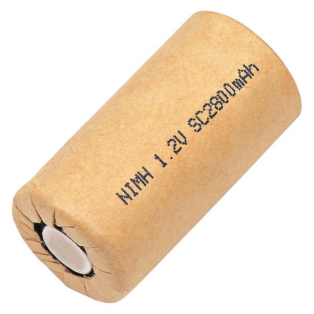 Battery 1.2 Volt Nickel Metal Hydride Dantona Single Cell Battery MPN:SCR-2800NMCS
