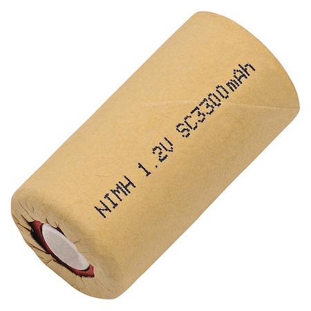Battery 1.2 Volt Nickel Metal Hydride Dantona Single Cell Battery MPN:SCR-3300NM-CS