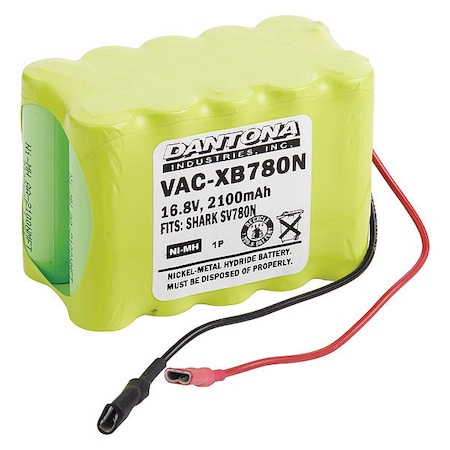 Battery 16.8 Volt Nickel Metal Hydride Dantona Vacuum Battery MPN:VAC-XB780N