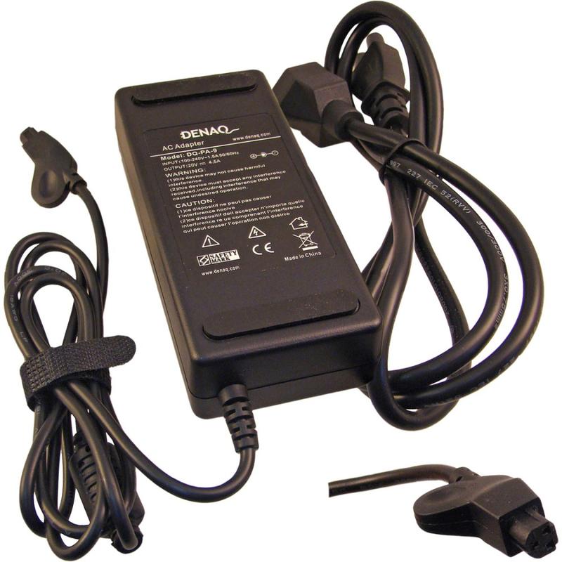 DENAQ 20V 4.5A 3-pin AC Adapter for DELL Inspiron & Latitude Series Laptops - 4.50 A Output MPN:DQ-PA-9-3PIN