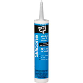 DAP® Window Door & Siding 100 Silicone Rubber Sealant - 9.8 oz. Aluminum - 7079808643 7079808643 - Pkg Qty 12