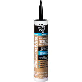 DAP® Products Silicone Max Premium All Purpose Silicone Sealant 10.1 fl. oz. Black Pk of 12 7079808789 - Pkg Qty 12