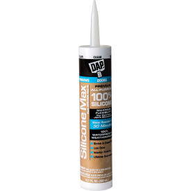 DAP® Products Silicone Max Premium All Purpose Silicone Sealant 10.1 fl. oz. Clear Pk of 12 7079808791 - Pkg Qty 12