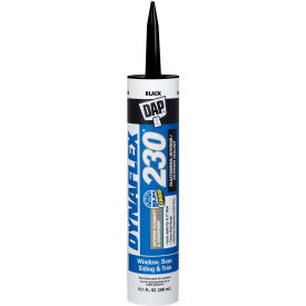 DAP® DYNAFLEX 230® 100 Waterproof WindowDoor & Trim Sealant -10.1 oz. Black -7079818280 7079818280 - Pkg Qty 12