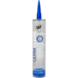 DAP® ULTRA CLEAR™ Flexible All Purpose Waterproof Sealant- 10.1oz Crystal Clr-7079818388 7079818388 - Pkg Qty 12