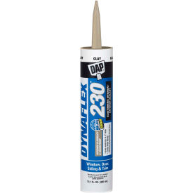 DAP® DYNAFLEX 230® 100 Waterproof WindowDoor & Trim Sealant - 10.1 oz. Clay -7079818416 7079818416 - Pkg Qty 12